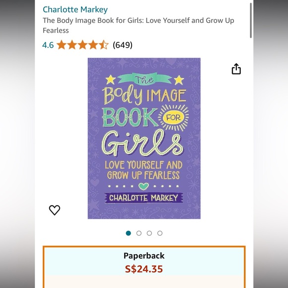 The Body Image Book for Girls: Love Yourself and Grow Up Fearless - Picture 4 of 6